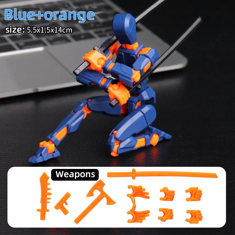 3D Printed Multi-Jointed Transforming Robot Toy