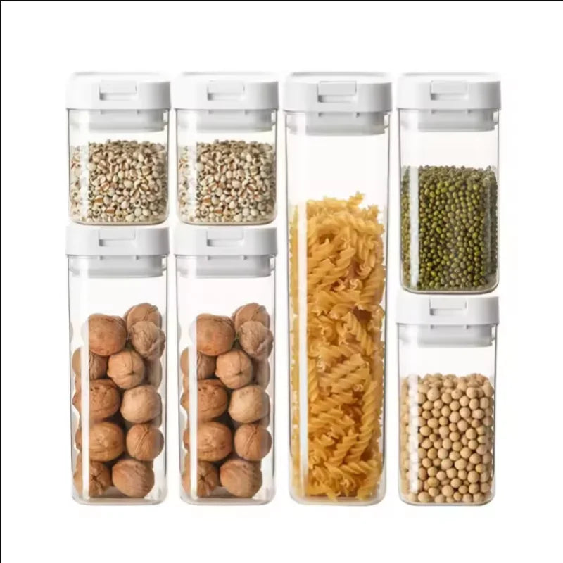 Transparent Food Storage Container – Moisture-Proof Pasta & Grain Jar