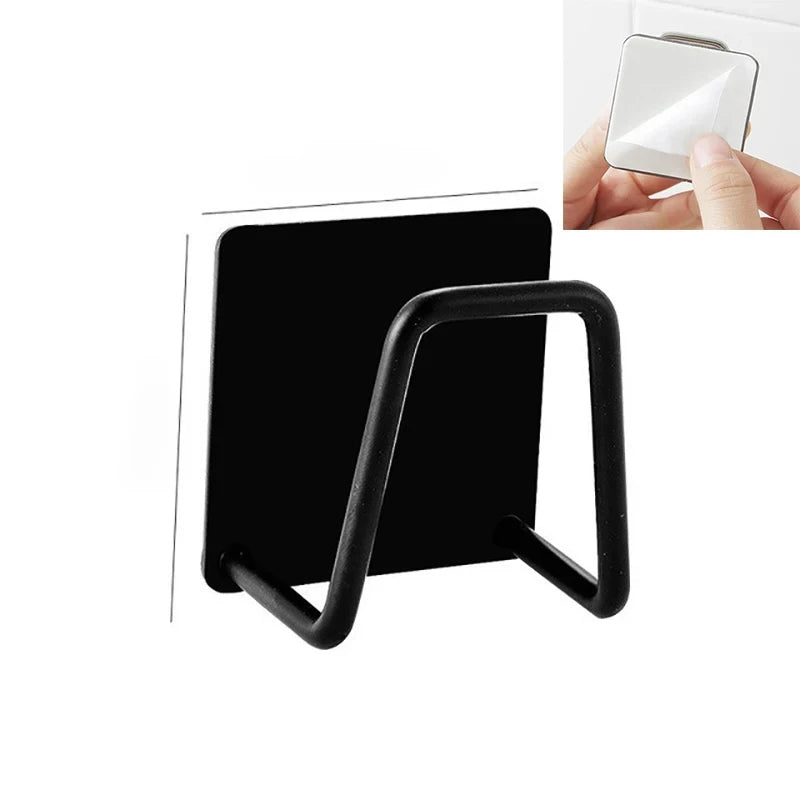Stainless Steel Sink Sponge Holder – Wall-Mounted Kitchen Drain Rack