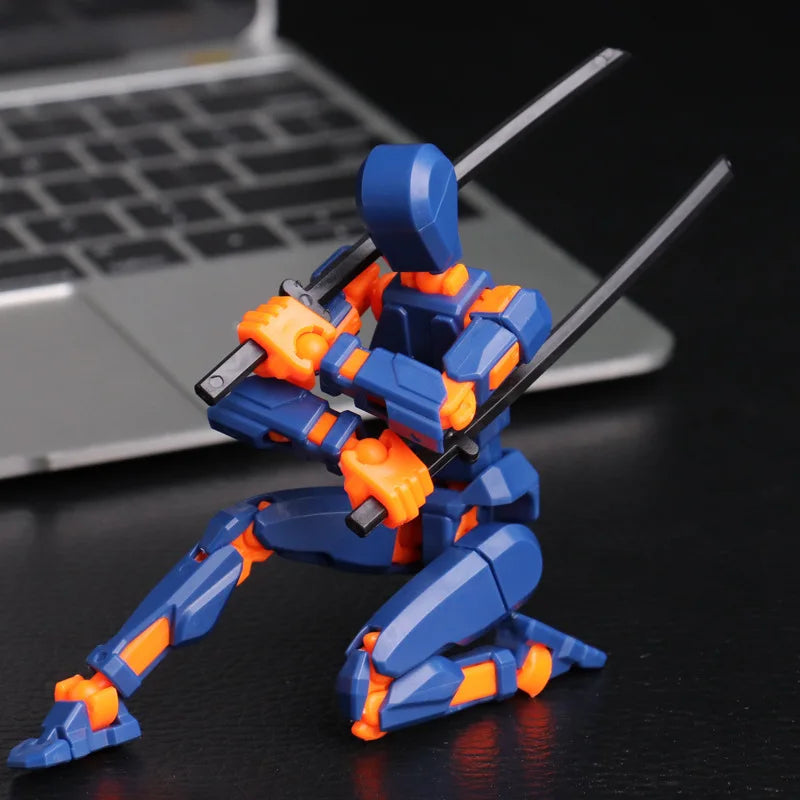 3D Printed Multi-Jointed Transforming Robot Toy
