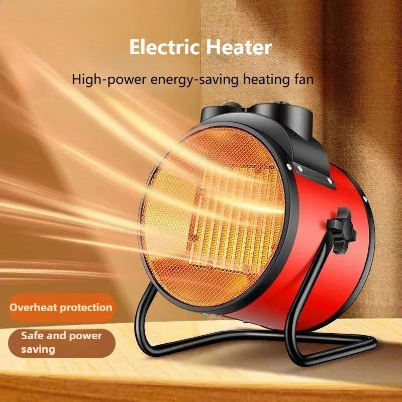 2000W Portable Space Heater – Adjustable Thermostat & Dual Safety Protection