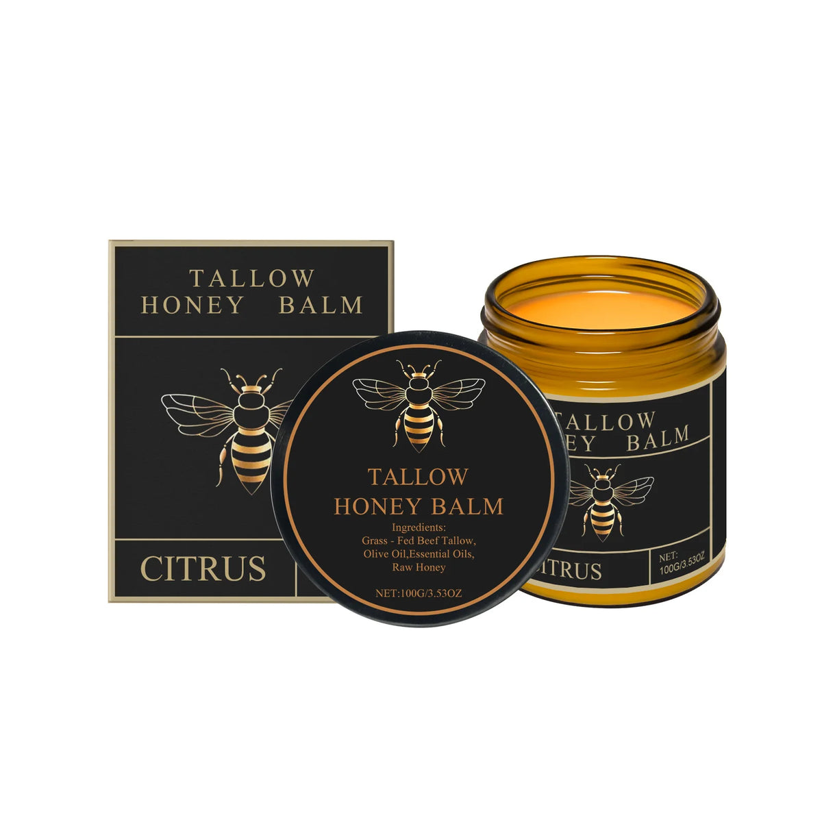 Beef Tallow & Honey Nourishing Body Cream