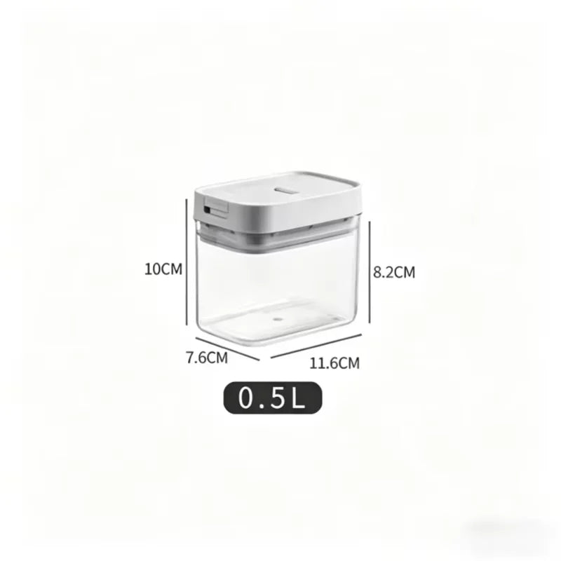 Transparent Food Storage Container – Moisture-Proof Pasta & Grain Jar