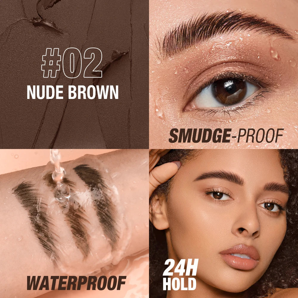 O.TWO.O 2-in-1 Eyebrow Pomade – Waterproof Long-Lasting Brow Gel