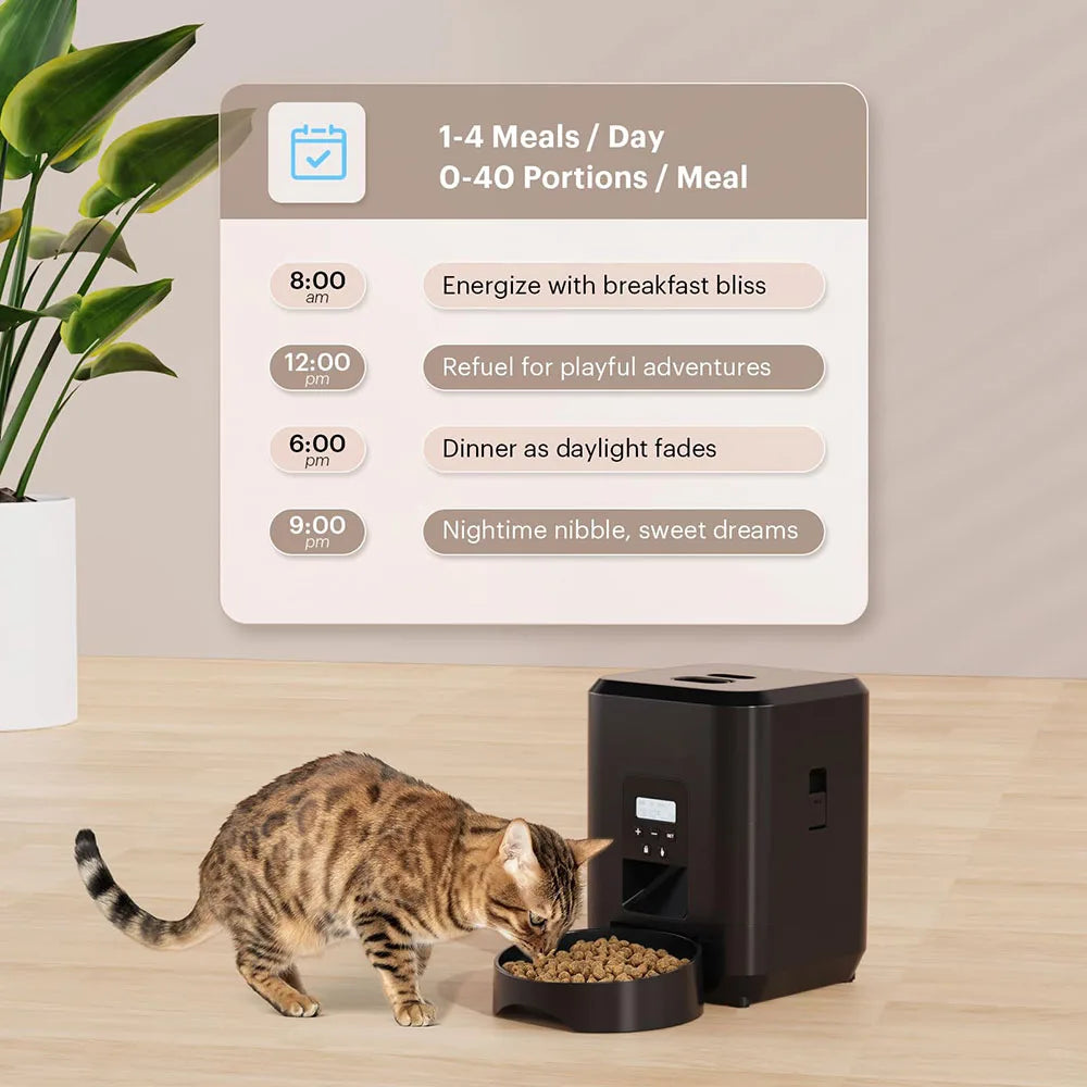 Automatic Smart Pet Feeder – Timed Portion-Control Dispenser for Cats & Dogs