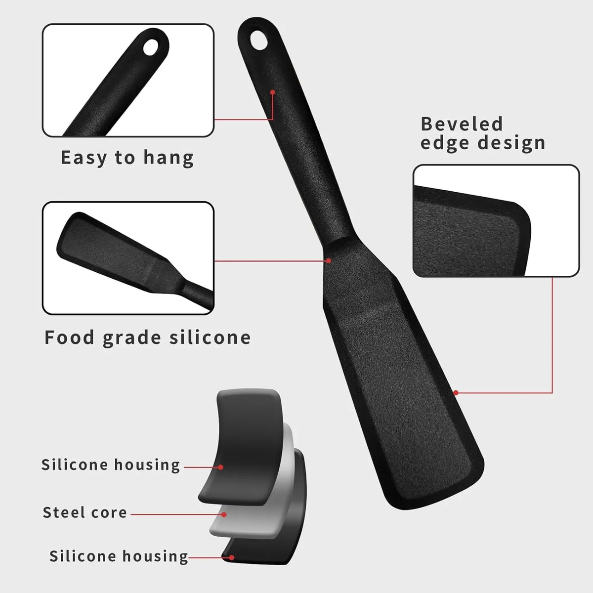 Silicone Non-Stick Spatula