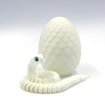 3D Printed Movable Snake Egg Fidget Toy