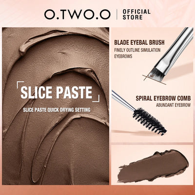 O.TWO.O 2-in-1 Eyebrow Pomade – Waterproof Long-Lasting Brow Gel