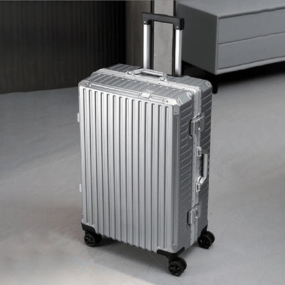 Aluminum Frame Hardside Luggage – Rolling Suitcase with USB Port & TSA Lock
