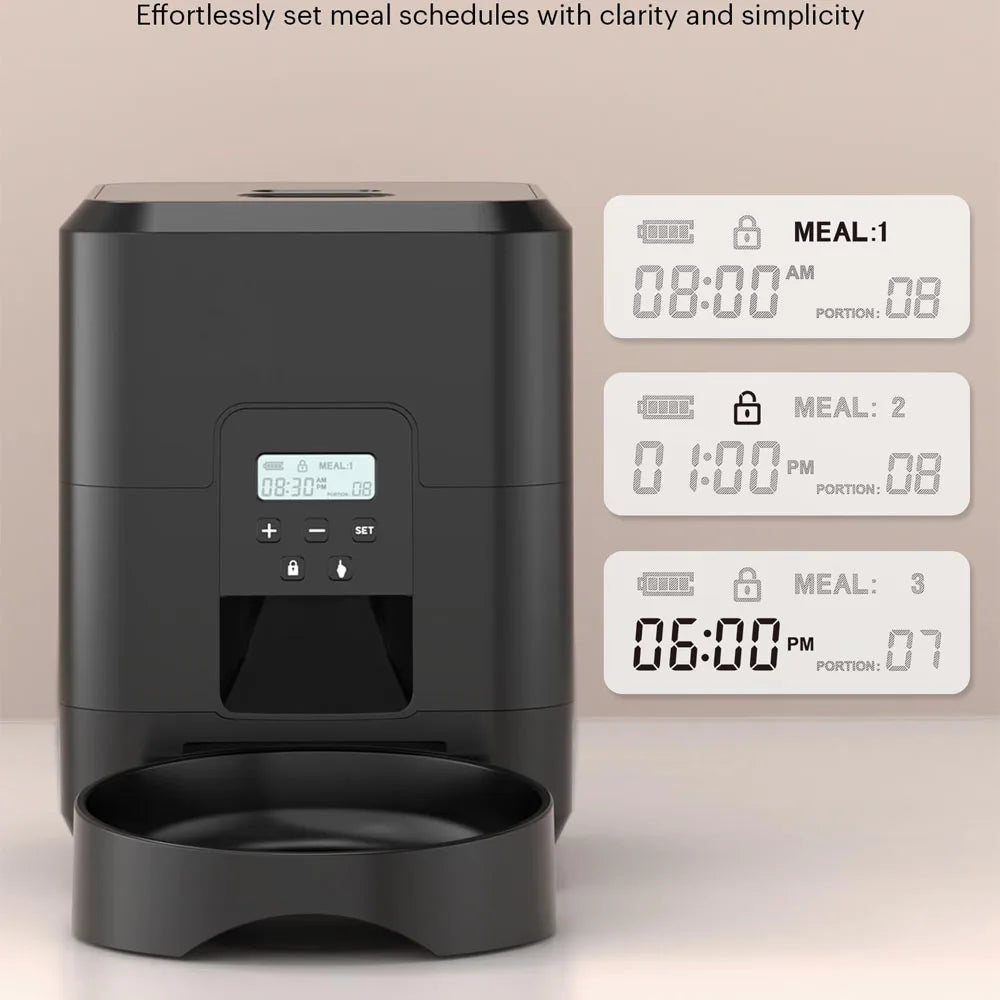 Automatic Smart Pet Feeder – Timed Portion-Control Dispenser for Cats & Dogs
