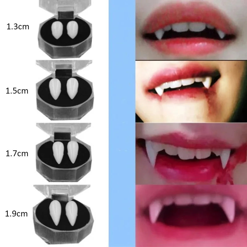 Realistic Vampire Fangs – Halloween Costume Props