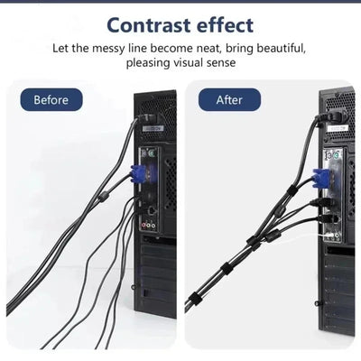 Cable Organizer – Wire Management Winder & Cord Ties