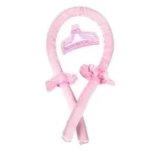 Heatless Hair Curling Ribbon Set – Overnight Satin Curls Headband