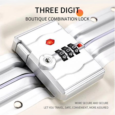 Aluminum Frame Hardside Luggage – Rolling Suitcase with USB Port & TSA Lock