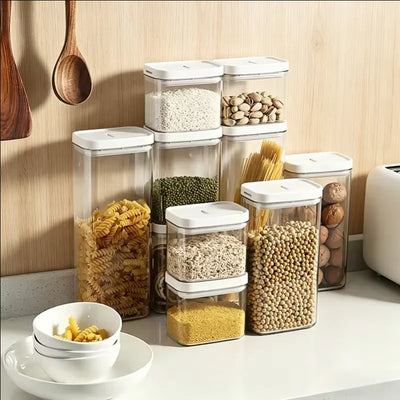 Transparent Food Storage Container – Moisture-Proof Pasta & Grain Jar