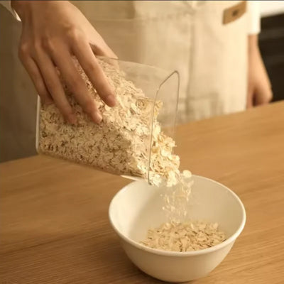 Transparent Food Storage Container – Moisture-Proof Pasta & Grain Jar
