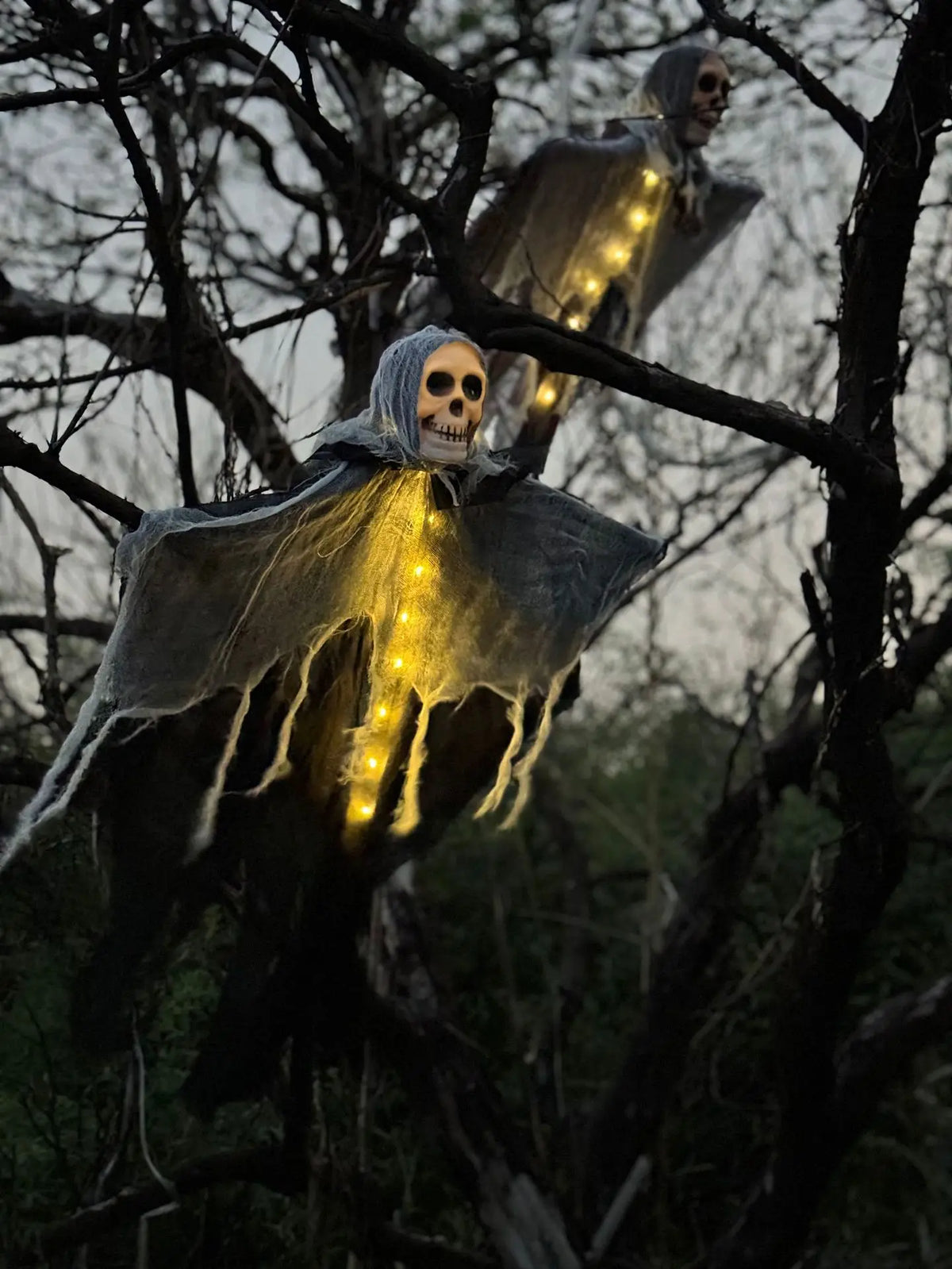 LED Halloween Skeleton Ghost Garden Decoration
