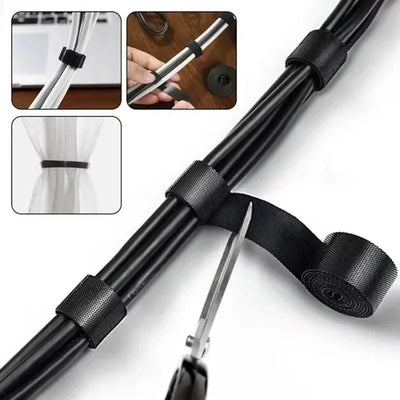 Cable Organizer – Wire Management Winder & Cord Ties