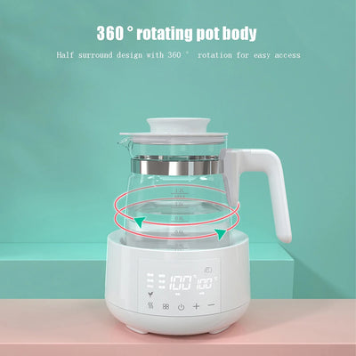Smart Baby Formula Kettle (1.2L) – 24-Hour Constant Temp Water Warmer