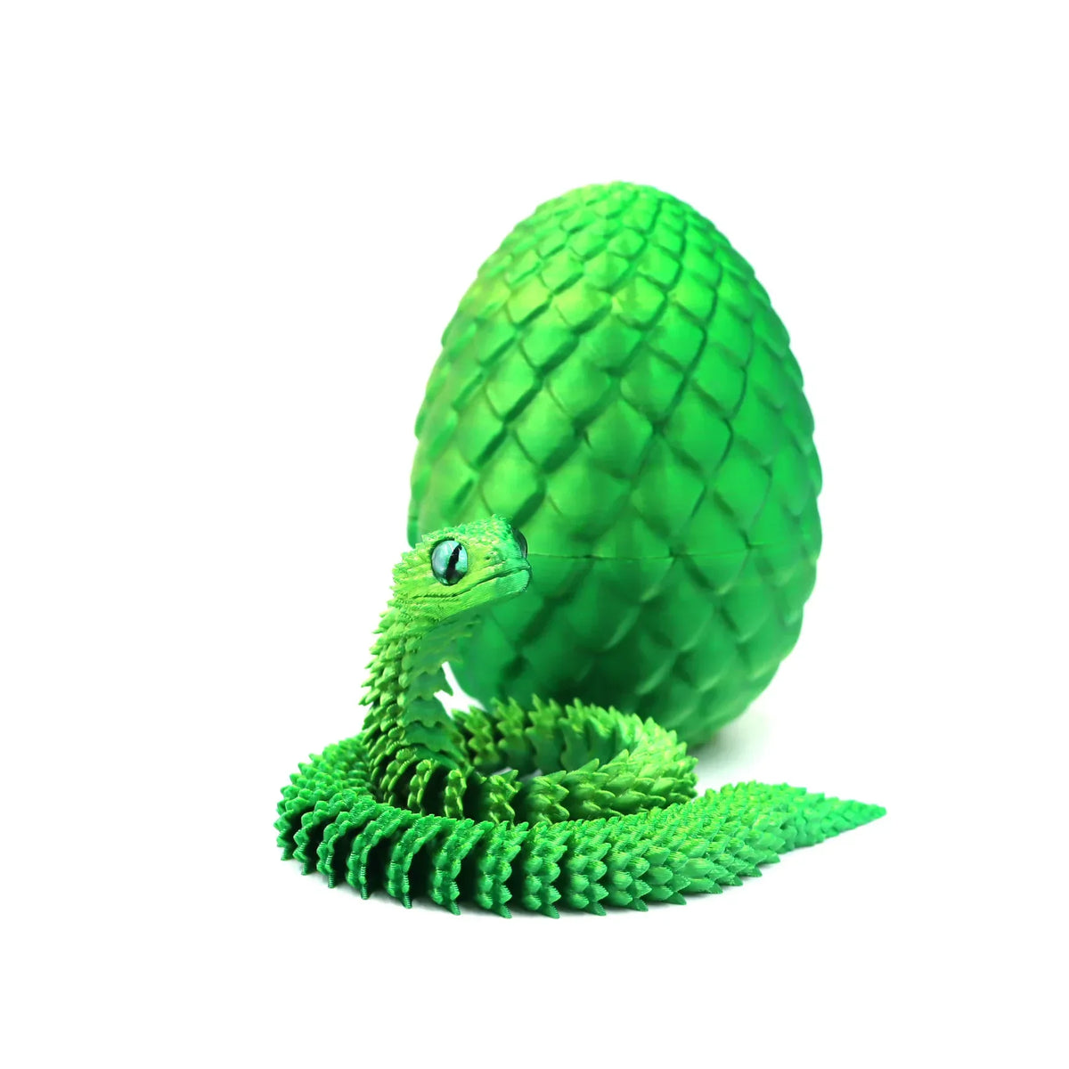 3D Printed Movable Snake Egg Fidget Toy