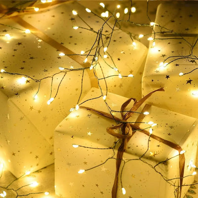 LED Firecracker String Lights with Remote