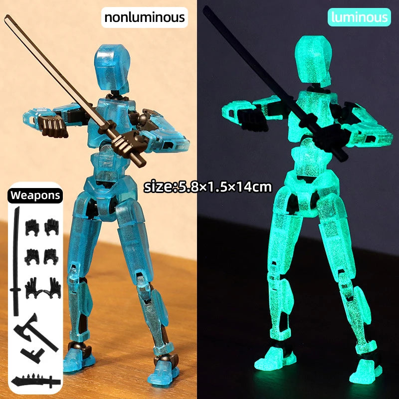 3D Printed Multi-Jointed Transforming Robot Toy