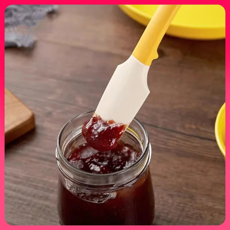 2-in-1 Heat-Resistant Silicone Baking Spatula