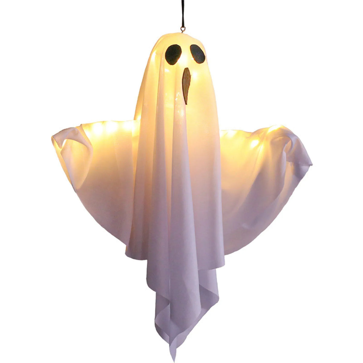 Light-Up Hanging Ghost Halloween Decoration