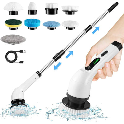 Cordless Power Cleaning Scrubber – All-in-One Deep Clean Brush