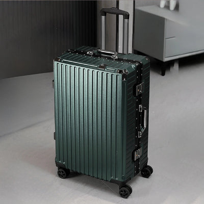 Aluminum Frame Hardside Luggage – Rolling Suitcase with USB Port & TSA Lock