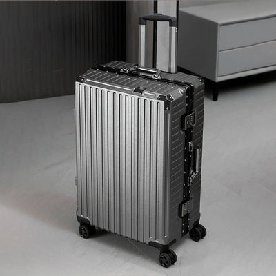 Aluminum Frame Hardside Luggage – Rolling Suitcase with USB Port & TSA Lock