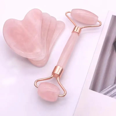 Gua Sha Facial Massage Set – Face Roller & Massage Tool Kit