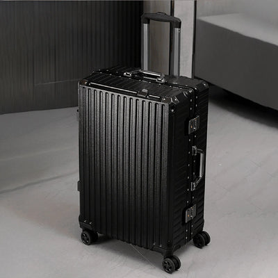 Aluminum Frame Hardside Luggage – Rolling Suitcase with USB Port & TSA Lock