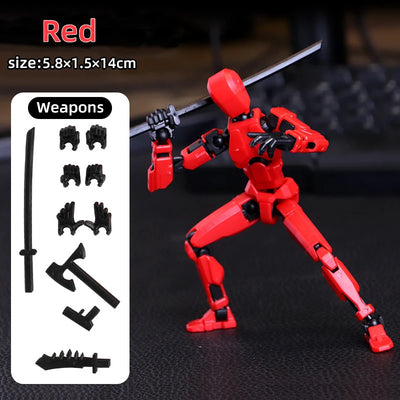 3D Printed Multi-Jointed Transforming Robot Toy
