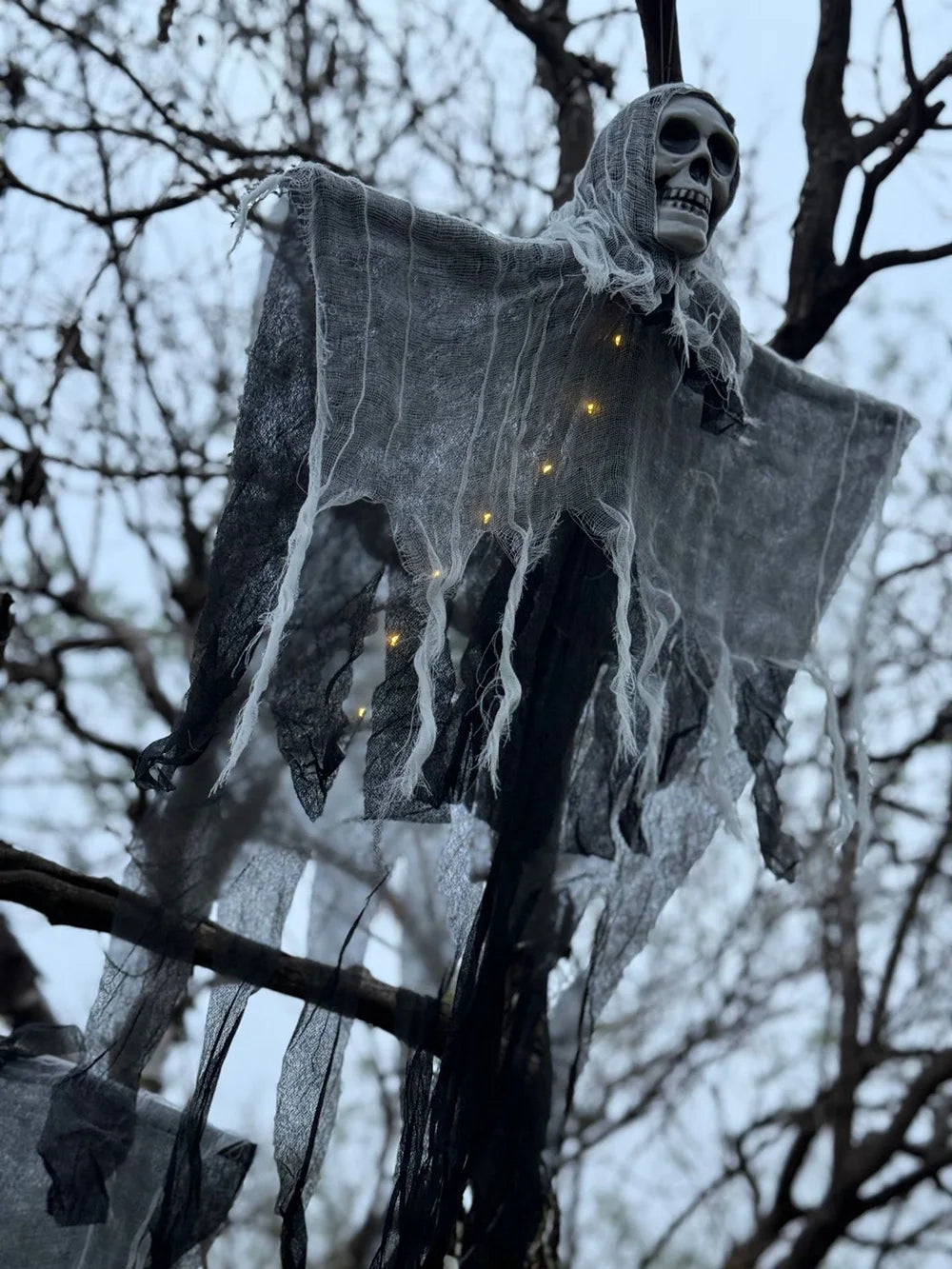 LED Halloween Skeleton Ghost Garden Decoration