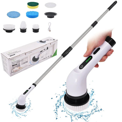 Cordless Power Cleaning Scrubber – All-in-One Deep Clean Brush
