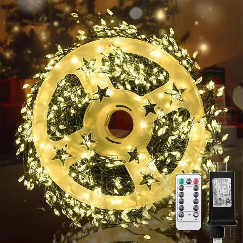 LED Firecracker String Lights with Remote