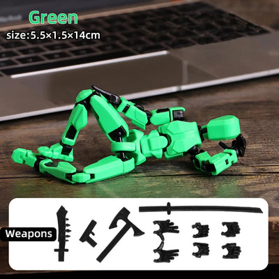 3D Printed Multi-Jointed Transforming Robot Toy