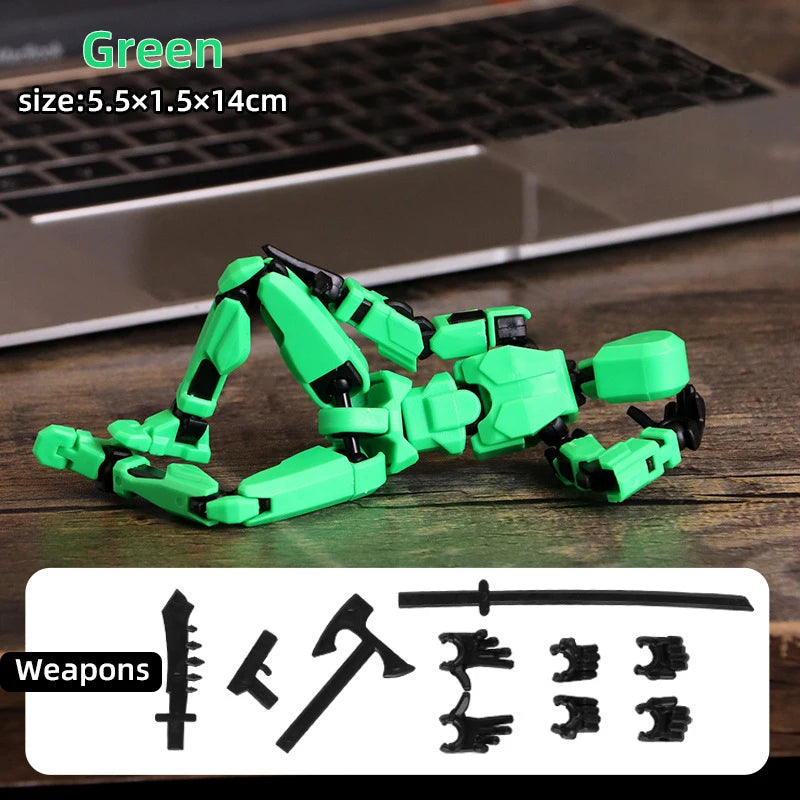 3D Printed Multi-Jointed Transforming Robot Toy