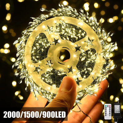 LED Firecracker String Lights with Remote