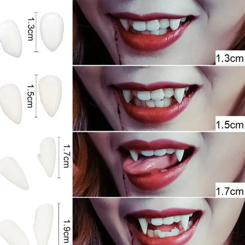 Realistic Vampire Fangs – Halloween Costume Props