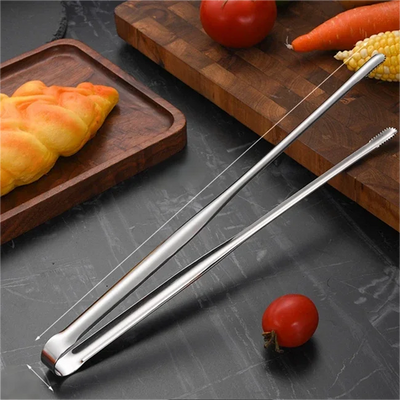 Premium Stainless Steel Cooking Tongs – Non-Slip Multi-Use Kitchen Clip