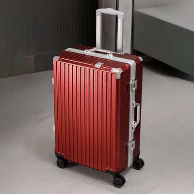 Aluminum Frame Hardside Luggage – Rolling Suitcase with USB Port & TSA Lock