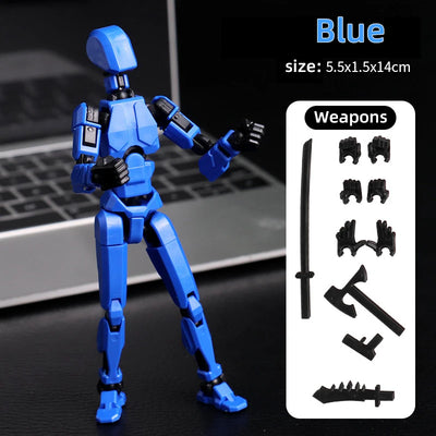 3D Printed Multi-Jointed Transforming Robot Toy