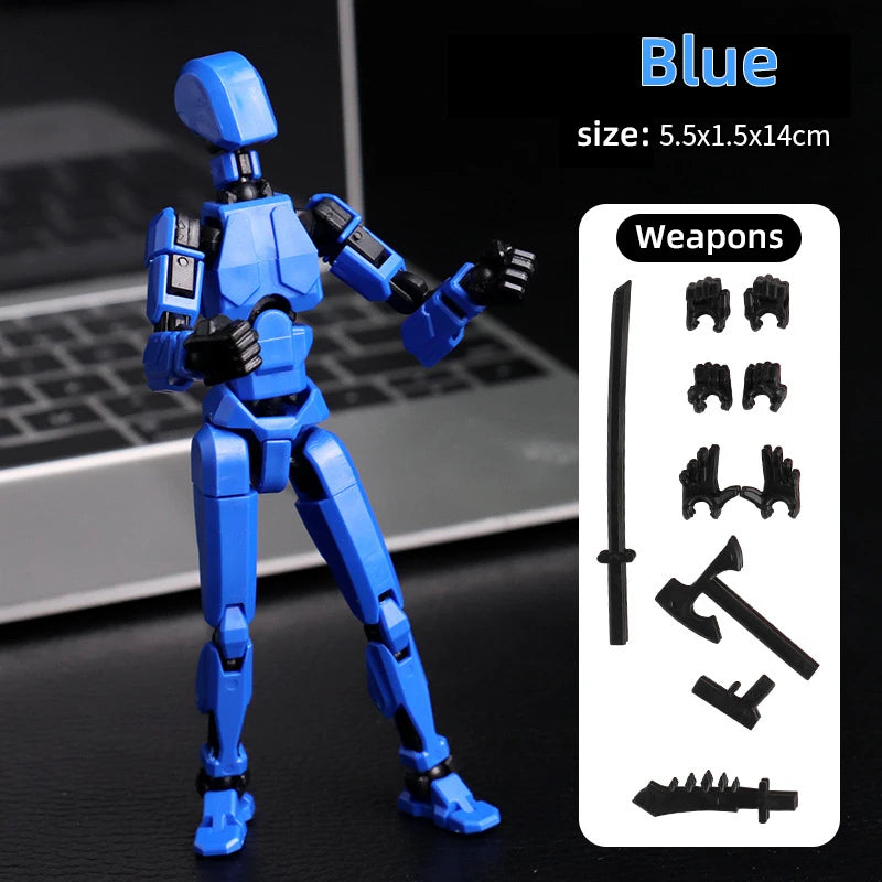 3D Printed Multi-Jointed Transforming Robot Toy