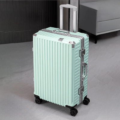 Aluminum Frame Hardside Luggage – Rolling Suitcase with USB Port & TSA Lock