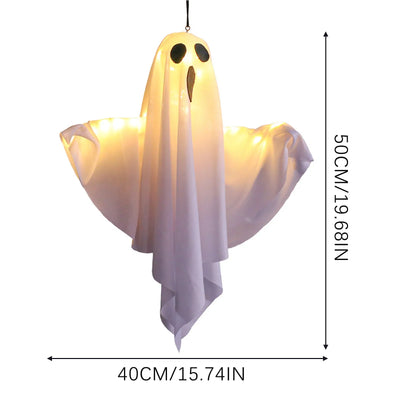 Light-Up Hanging Ghost Halloween Decoration
