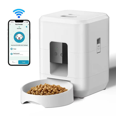 Automatic Smart Pet Feeder – Timed Portion-Control Dispenser for Cats & Dogs