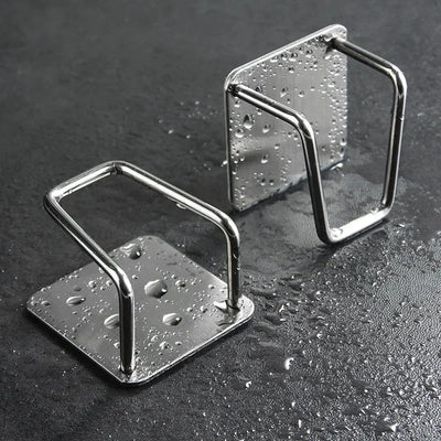 Stainless Steel Sink Sponge Holder – Wall-Mounted Kitchen Drain Rack