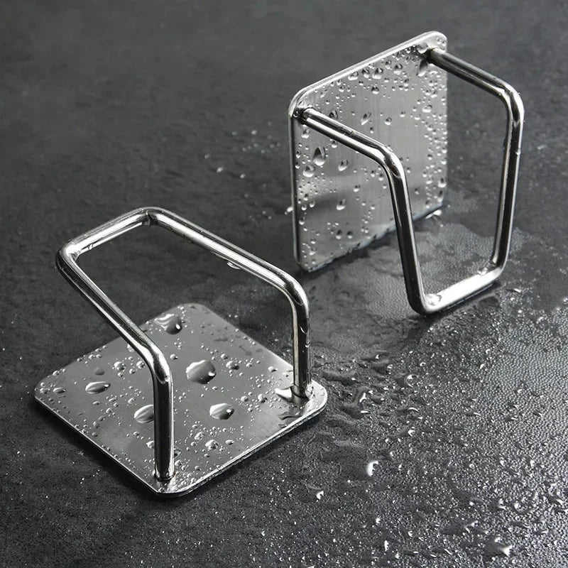 Stainless Steel Sink Sponge Holder – Wall-Mounted Kitchen Drain Rack